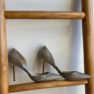 Jimmy Choo Shimmering Gold Heels